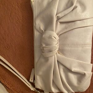 Chic White Wristlet Clutch